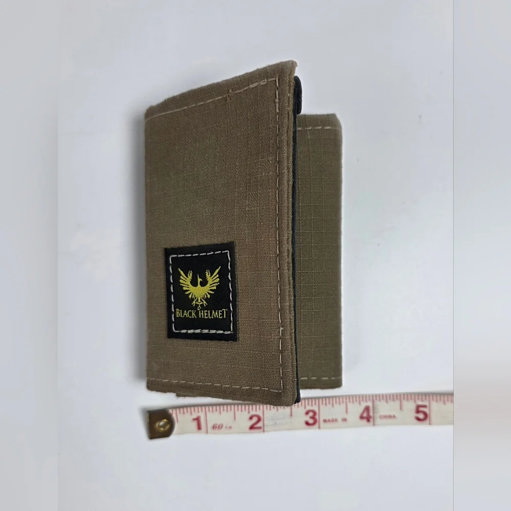 Black Helmet Trifold Bunker Gear Wallet